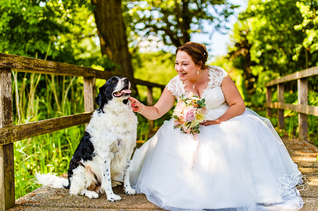 Bruidsfotografie Brabant met hond