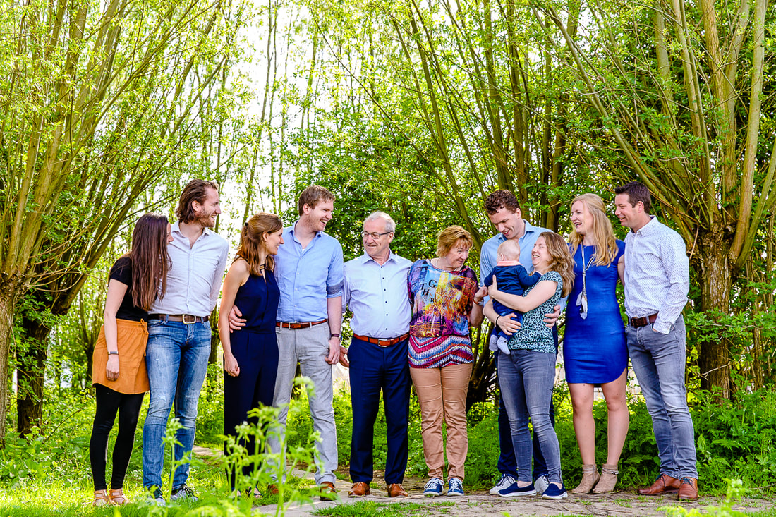 Fotoshoot familie in de Biesbosch