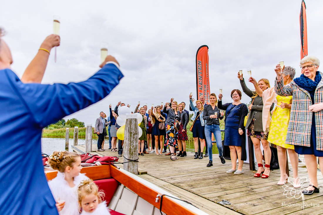 Bruiloft aan het water Friesland